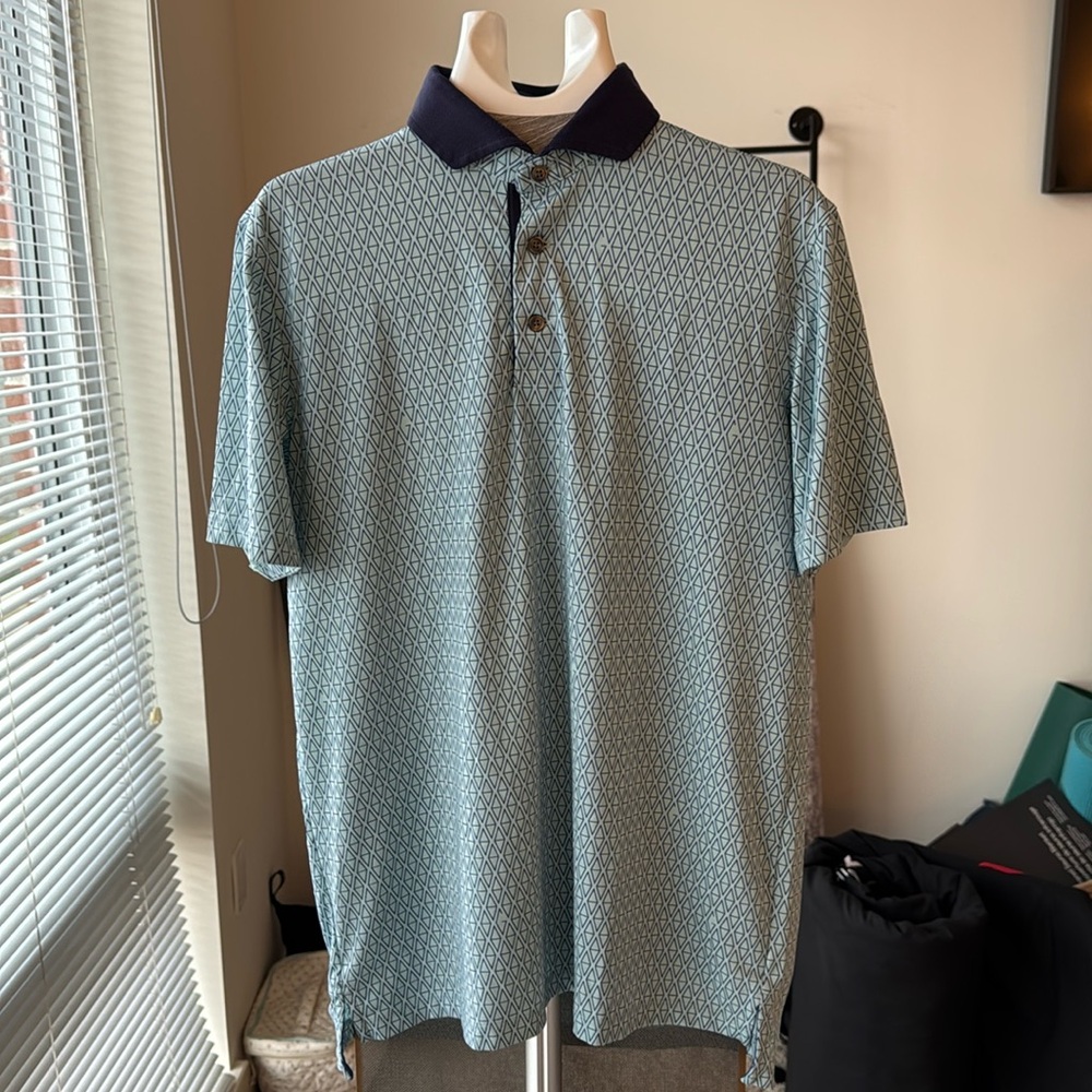 Greyson Printed Golf Polo